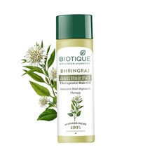 Biotique Bio Bhringraj Therapeutic Oil for Falling Hair 120ML/4.05oz (Pack of 1) - £11.70 GBP