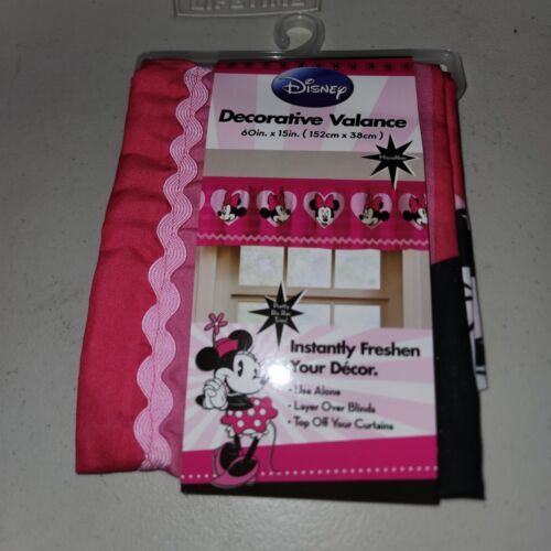 Primary image for Disney Minnie Mouse decorative window valance 60"x15"