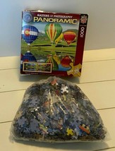 Hot Air Balloon Adventure Panoramic 1000 Piece Jigsaw Puzzle Master Pieces  - £13.07 GBP
