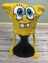 Nickelodeon Spongebob Squarepants Winter Knit Hat Beanie Cap w/ Tassels ... - $365.87 MXN