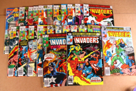 The Invaders Marvel Comics # 19 to 41 Run Plus Annual # 1 Very Good Condition - $155.00