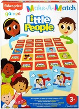 Fisher Price Make-A-Match Little People Game Memory Game Toy - £11.16 GBP