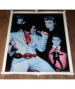 Elvis Presley Poster Vintage 1978 Dennis Zervas Signed Numbered 341/1000... - £791.93 GBP