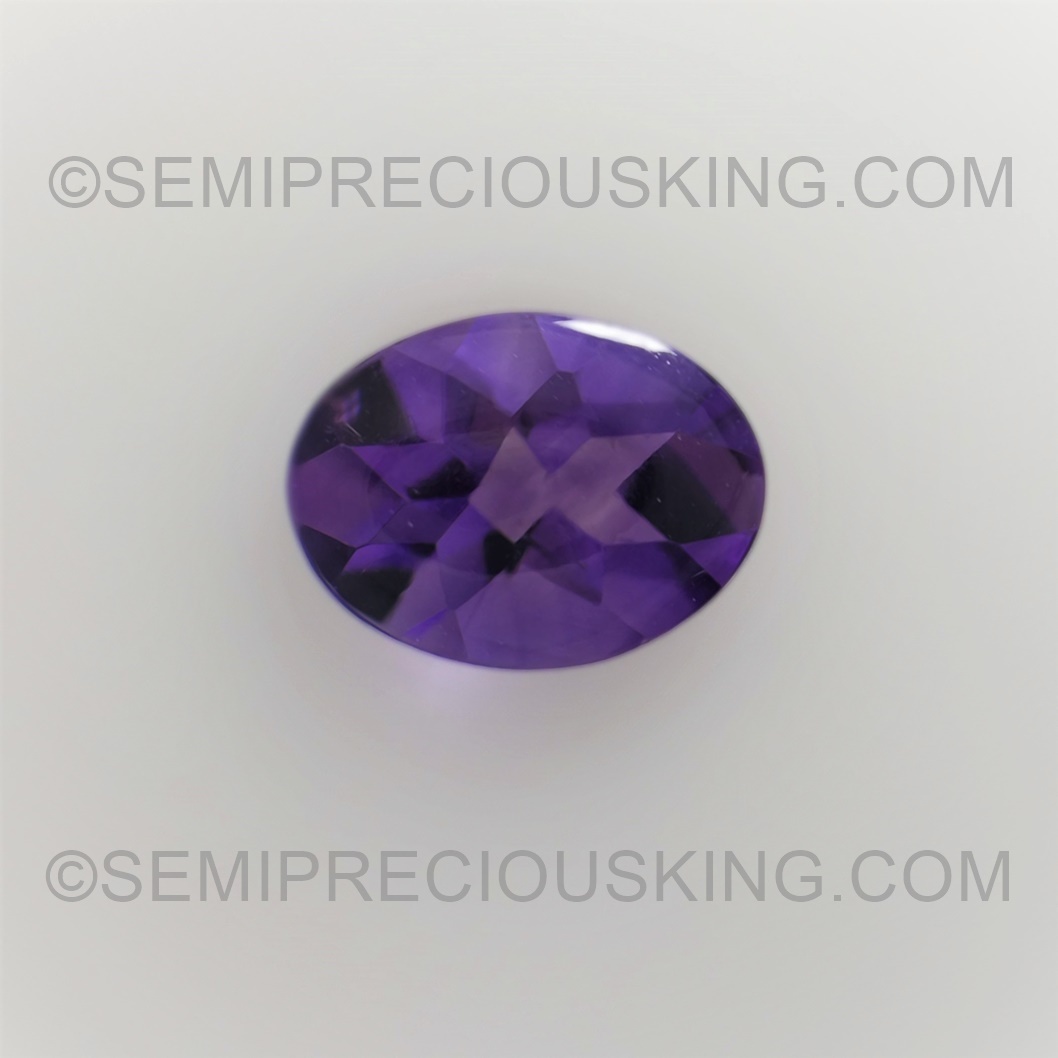 Primary image for Natural Amethyst African Oval Bufftop 8X6mm Grape Purple Color VS Clarity Loose 