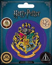 Harry Potter Hogwarts + 4 Mini 2018 - Vinyl Stickers Set Official Merch New - $3.75