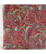 THIBAUT Paisley Multicolor Red T9262 Wallpaper Roll - $200.00