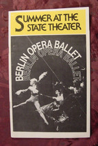 Playbill Magazine July 1978 Berlin Opera Ballet The Rite Of Spring - £3.46 GBP