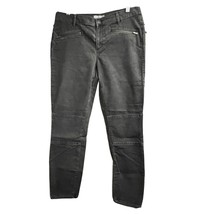 Ann Taylor LOFT Gray Corduroy Modern Skinny Ankle Jeans Pants 10 Zip Pockets - £11.62 GBP