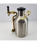 GrowlerWerks uKeg 64 oz Carbonated Growler  Stainless Steel Portable Min... - $67.74