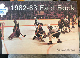 1982-83 Toronto Maple Leafs NHL Hockey Media Guide &amp; Fact Book Rick Vaive - £6.94 GBP