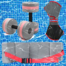 Water Aerobic Equipment Dumbbells Set, High-Density Eva-Foam Water Weight Pool F - £59.64 GBP