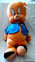 Huge Vintage Porky Pig Plush Toy By Ganz 1994 (24 Inches) - £30.63 GBP