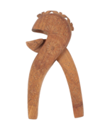 Hand Carved Scandinavian Wooden Nut Cracker 8 Inches Excellent Condition - £9.64 GBP