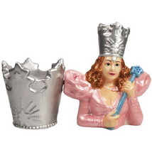 The Wizard of Oz Glinda the Good Witch &amp; Crown Ceramic Salt &amp; Pepper Shakers Set - £23.19 GBP