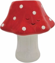 Tall Planter With A Streamlined Mushroom Image - £31.90 GBP