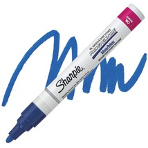 SHARPIE Oil-Based Paint Marker, Medium Point, Blue, 1 Count - Great for ... - £10.99 GBP