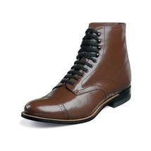 Stacy Adams Men's Madison High top Boot Brown Biscuit Leather 00015-02 image 2