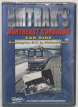 Amtrak&#39;s Northeast Corridor Cab Ride DVD Railroad Washington D.C./Philadelphia - £19.59 GBP