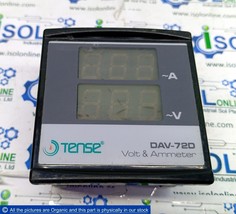 Tense DAV-72D Digital Voltmeter &amp; Ammeter With CT-120 DAV72D 1A-100A 1V-300VAC - £77.09 GBP