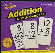 Trend Enterprises Flash Cards. Addition. All Facts Through 12, Ages 6 &amp; up - £7.57 GBP