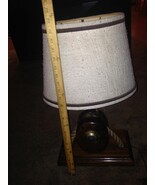 Vintage Wood Block &amp; Tackle Table Lamp for Nautical or Farmhouse Decor - $164.82 CAD