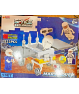 Block Tech Space Explorers Mars Rover 223 PCs 1 Rover 2 Figures - €15,34 EUR