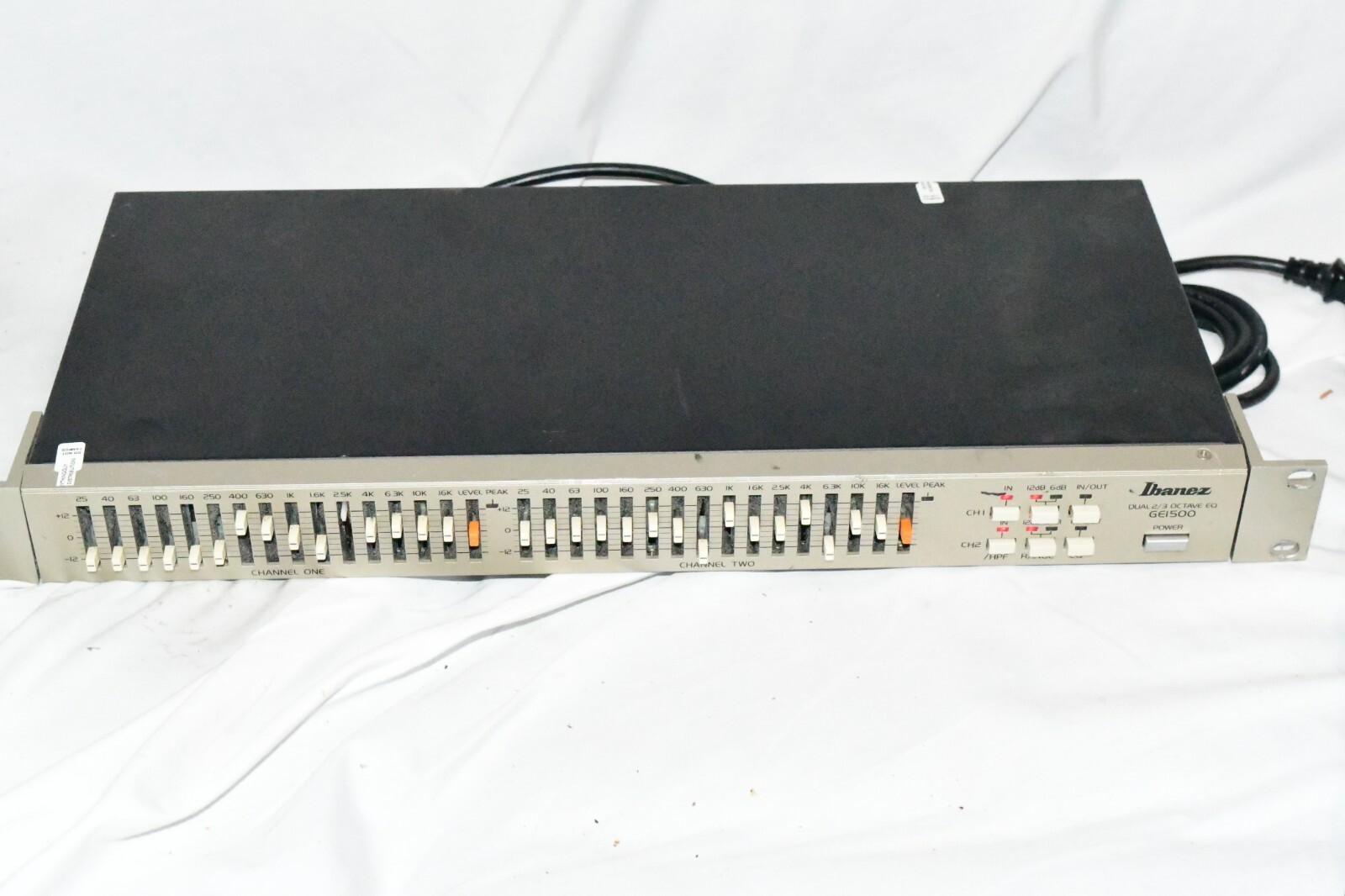 Ibanez GE1500 Rack Mount 2 Channel Guitar Equilizer GOOD SHAPE W6B - $70.07