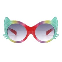 Toddlers &amp; Little Girls Sunglasses Oversized Round Kitty Cat Rhinestones UV 400 - £16.24 GBP+