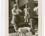 Goat Tied to Stake to be Slaughtered Real Photo Postcard North Africa 19... - £101.53 GBP