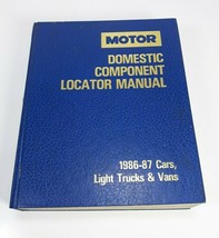 Motor 1986-87 Domestic Component Locator Manual Cars Lt Trucks Vans - £7.80 GBP
