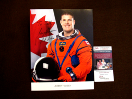 JEREMY HANSEN ARTEMIS NASA ASTRONAUT SIGNED AUTO COLOR 8 X 10 PHOTO JSA ... - $296.99