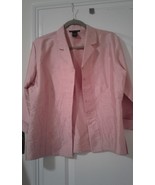 100% Silk Blouse 3/4 sleeves, pink - $75.00
