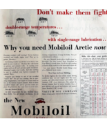 1930 Mobiloil Mobil Motor Oil Advertisement Gargoyle Arctic Antique DWWW10 - €34,73 EUR