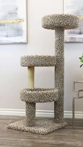PREMIER SOLID WOOD CAT TREE - 50&quot; TALL - FREE SHIPPING IN THE UNITED STA... - £121.88 GBP