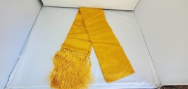 Solid Gold golden  rebozo mexican tipical  Rebozo or Chalina, Mexican Shawl (94&quot; - £19.80 GBP
