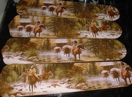  Have one to sell? Sell now CUSTOM ~ ~ COWBOYS RIDING HORSES MOUNTAINS C... - £93.41 GBP