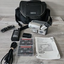 Canon ES75 Hi-8 Standard 8mm Tape Camcorder Bag Manual Power Cord Tapes ... - $96.91