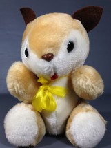 Vintage Gerber Baby Bunny Plush Atlanta Novelty Bean Bag Stuffed Animal 8" - £19.65 GBP