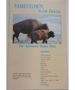 Vintage Frontier Village Jamestown North Dakota Map Brochure - $3.99