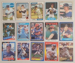 Minnesota Twins Lot of 15 MLB Baseball 1960&#39;s,70&#39;s,80&#39;s,90&#39;s Dave Goltz - £10.80 GBP