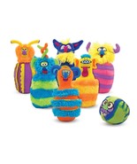 Melissa &amp; Doug Monster Bowling 6 Wacky Plush  &amp; Ball with Carry Case - £11.91 GBP