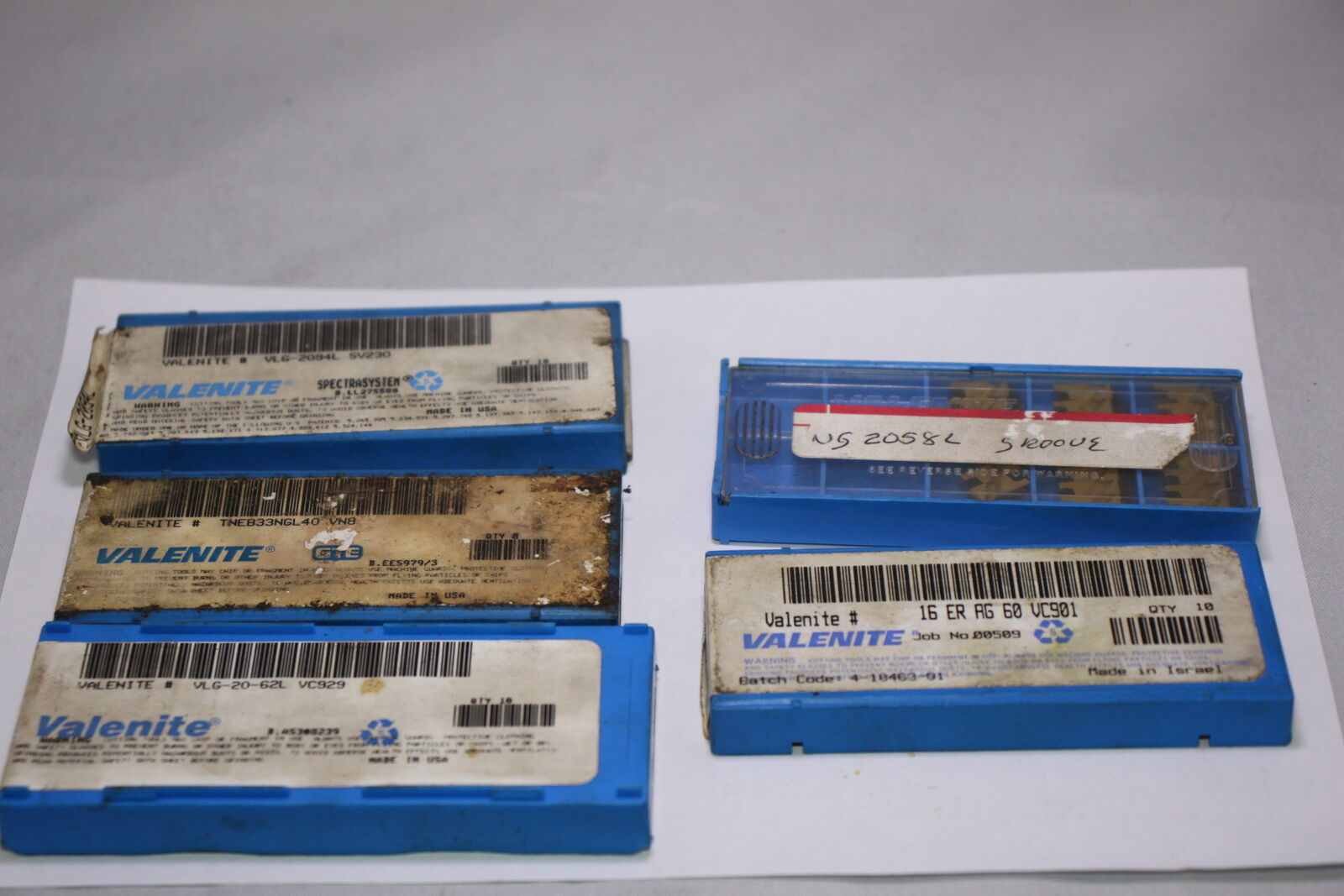 Assorted Carbide Inserts of Partially Filled Boxes | Kit #016 - $195.00