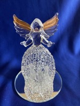 Angel Figurine Nativity Mirror Base Glass Religious Christmas Gifts Gift... - £14.81 GBP