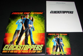 2002 CLOCK STOPPERS Movie PRESS KIT &amp; CD Jesse Bradford Paula Garces - £11.79 GBP