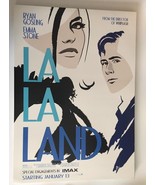 LA LA LAND 17&quot;x24&quot; D/S Original Promo Movie Poster IMAX Ryan Gosling Emm... - £38.44 GBP