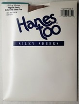 Hanes Too Silky Sheer Pantyhose Style H60 Size AB Color Little Color - £7.90 GBP