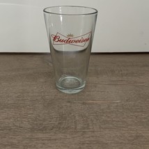 Budweiser Pint Beer Glass Classic Anheuser Busch Official Logo - £9.38 GBP