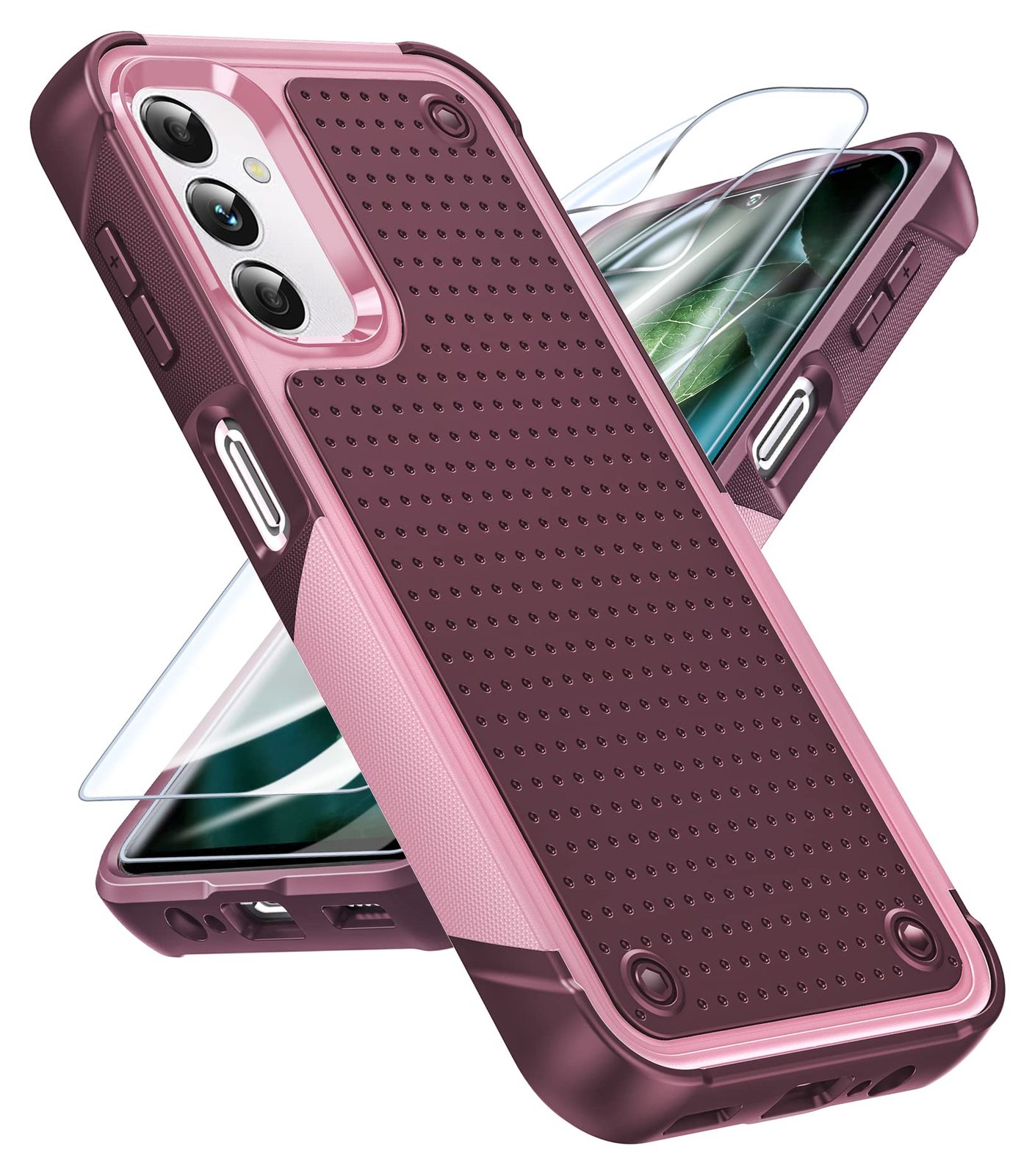 LeYi for Samsung Galaxy A14-5G Phone Case: Samsung A14 5G Case with 2 Pack Scre