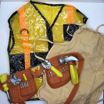 Westwater Enterprises Child Construction Worker Costume Set Vest Apron Tool Belt - £15.97 GBP