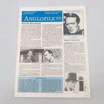 Anglofile Magazine Fanzine Patrick McGoohan Dr Who Vol 1 No 1 Summer 1988 - £7.46 GBP